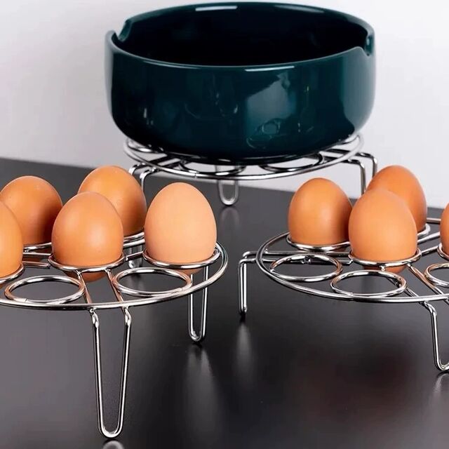 Gedämpfter Eierständer aus 304 Edelstahl, rutschfest, multifunktional, dicker und dicker Isolierhalter für die Küche