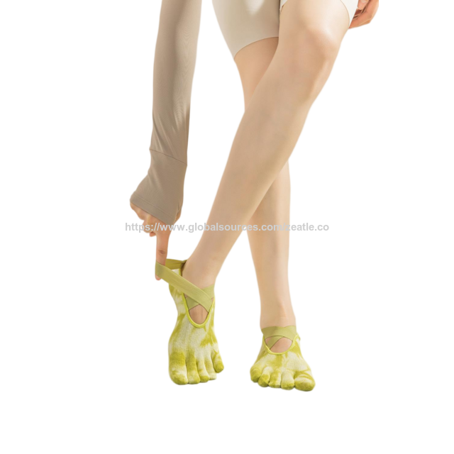 OEM Pilates Socks Yoga Socks with Grips for Women Non Slip, Workout, Pure Barre, Ballet, Dance, Hospital Socks