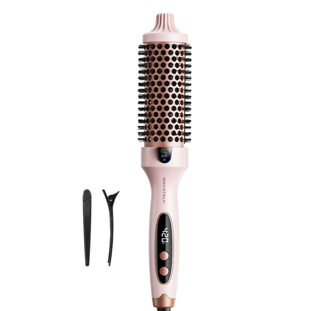 Peigne pour cheveux raides et duveteux, sèche-cheveux à permanente, tige de curling, sèche-cheveux à frange sous-pliée à double usage, fer à friser