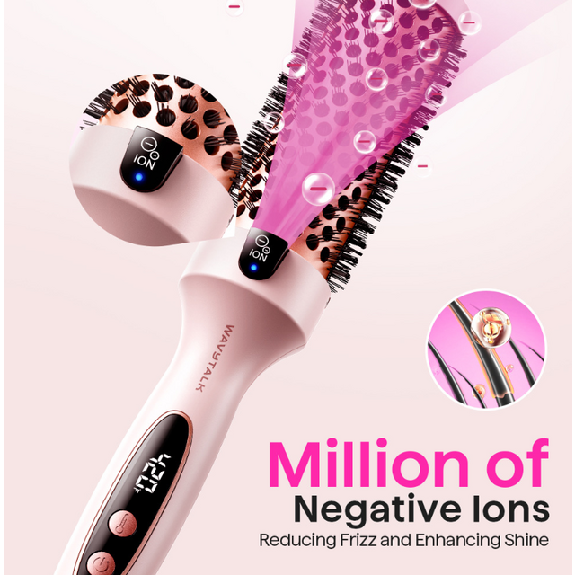 Peigne pour cheveux raides et duveteux, sèche-cheveux à permanente, tige de curling, sèche-cheveux à frange sous-pliée à double usage, fer à friser