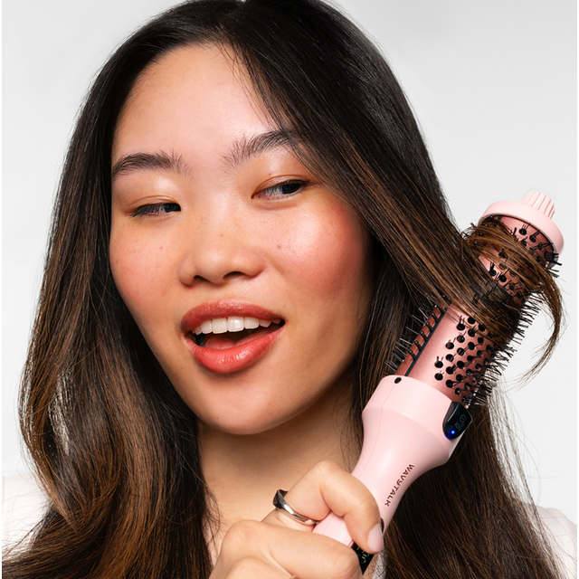 Peigne pour cheveux raides et duveteux, sèche-cheveux à permanente, tige de curling, sèche-cheveux à frange sous-pliée à double usage, fer à friser