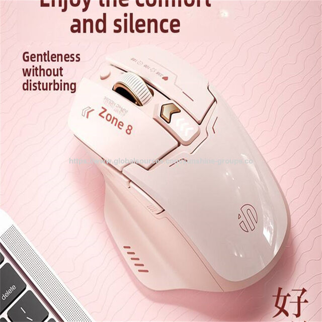 Mouse Sem Fio USB Silencioso Recarregável para Destros, Ideal para Escritório e Jogos, Compatível com Computadores e Laptops