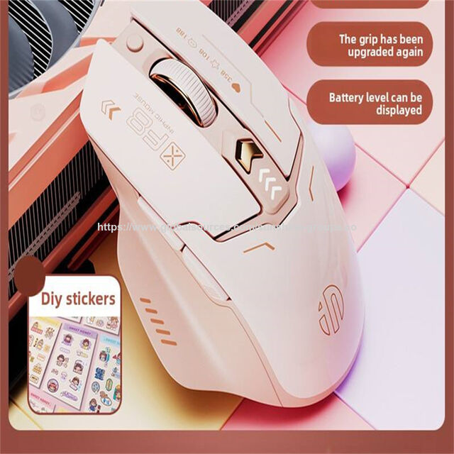 Mouse Sem Fio USB Silencioso Recarregável para Destros, Ideal para Escritório e Jogos, Compatível com Computadores e Laptops