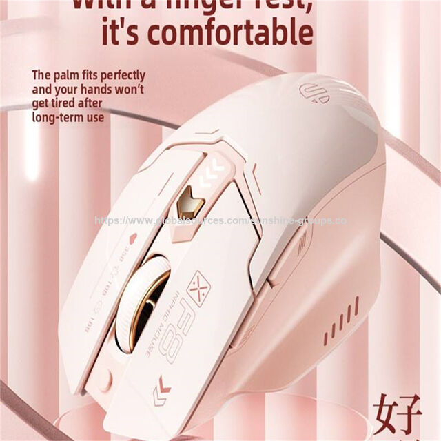 Mouse Sem Fio USB Silencioso Recarregável para Destros, Ideal para Escritório e Jogos, Compatível com Computadores e Laptops