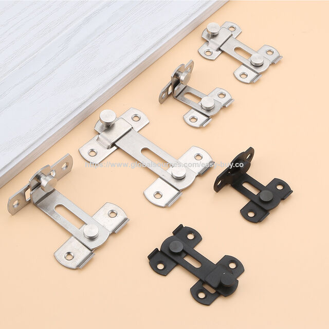 Loquets de placard métalliques, loquets adhésifs pour placards, loquets de placard de remplacement, loquets à ressort
