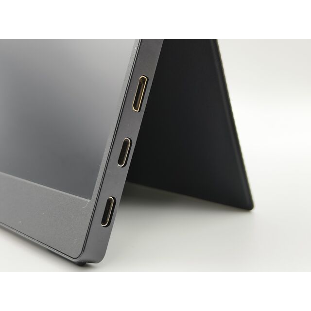 Monitor Portátil OEM ODM de 14" - Carcasa de metal completo con versión de funda de cuero magnética, sin táctil/táctil (opcional)