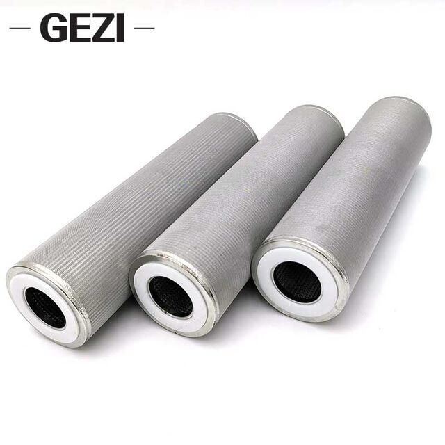 Kundenspezifisches Sintermetall-Filterelement aus Edelstahlpulver, Hochtemperatur-Metallgewebe-Filter für Flüssigkeiten