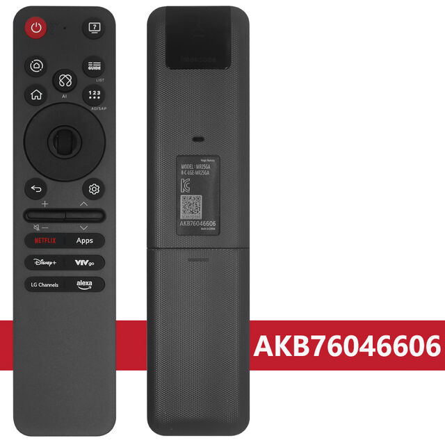 Télécommande vocale MR25GA, compatible avec TV 2025, télécommande vocale Bluetooth AKB76046603 AKB76046602 AKB76046606 AKB76046607 6609