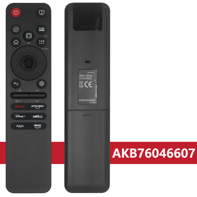 Télécommande vocale MR25GA, compatible avec TV 2025, télécommande vocale Bluetooth AKB76046603 AKB76046602 AKB76046606 AKB76046607 6609