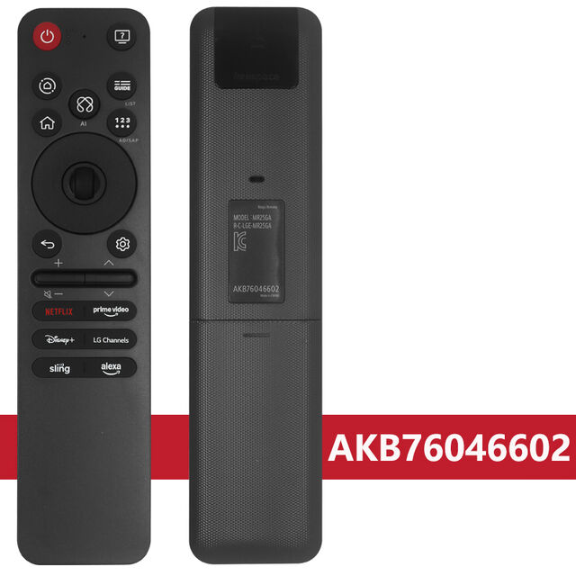 Télécommande vocale MR25GA, compatible avec TV 2025, télécommande vocale Bluetooth AKB76046603 AKB76046602 AKB76046606 AKB76046607 6609