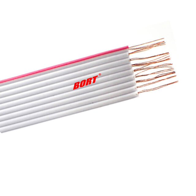 Câble Plat Ruban UL2651 12/14/16/18 broches Isolation PVC Fil Cuivre pour Éclairage LED