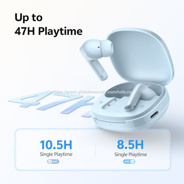 سماعات أذن TWS هجينة بخاصية إلغاء الضوضاء النشط T13Pro بلوتوث 6.0 إلغاء ضوضاء 50 ديسيبل سماعات لاسلكية قابلة لإعادة الشحن ستيريو هاي فاي