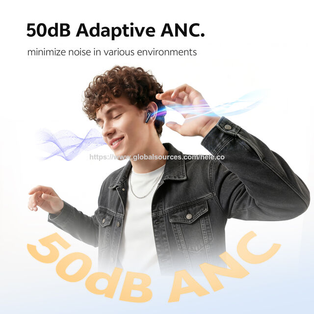 سماعات أذن TWS هجينة بخاصية إلغاء الضوضاء النشط T13Pro بلوتوث 6.0 إلغاء ضوضاء 50 ديسيبل سماعات لاسلكية قابلة لإعادة الشحن ستيريو هاي فاي