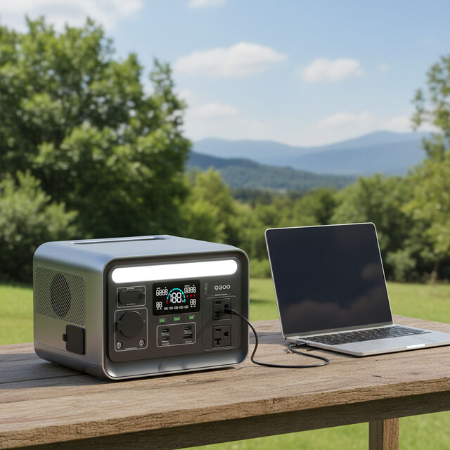 Estación de energía solar para exteriores MIQ OEM de alta capacidad, onda sinusoidal pura, 350W AC, generador solar Lifepo4 con inversor y función UPS