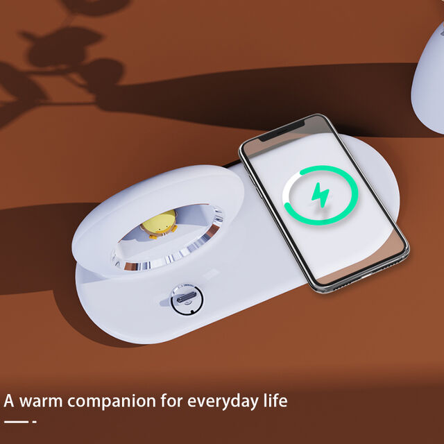 Carregador Multifuncional 3 em 1 Sem Fio Recarregável para Celular com Preço de Fábrica