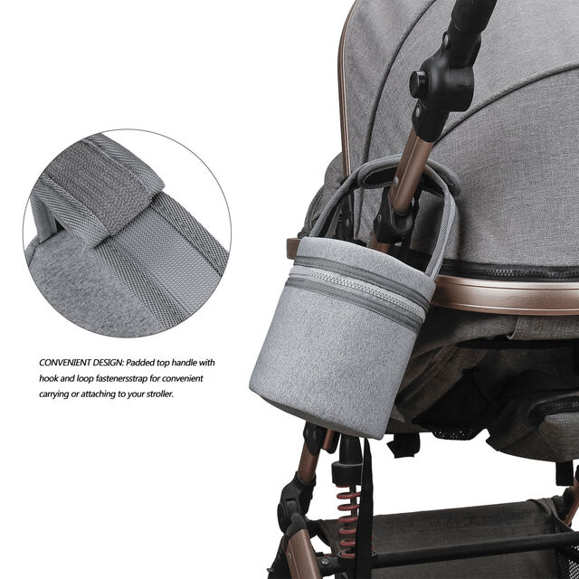 Waterproof Insulated Portable Bottle Bag for Breast Pump Water Bottle Baby Travel Storage
