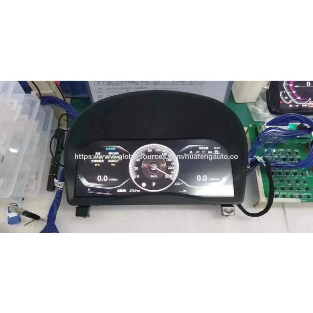 Kluster Instrumen Digital LCD Mobil, Dasbor, Kokpit, Pengukur Kecepatan untuk Toyota Alphard Seri 30