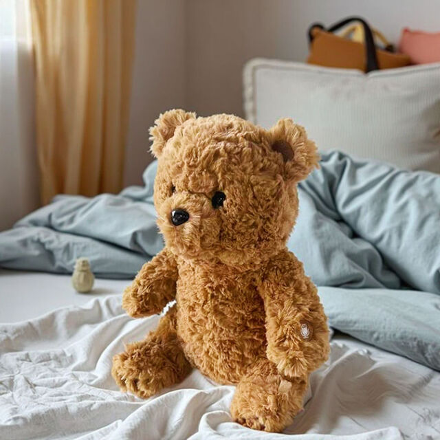 Jeu d'Amour Beambox AI Vivi Bear Peluche Compagnon Alimenté par Modèle de Langage Large (ChatGPT) - Autonomie 10-12 Jours, Chargement Type-C