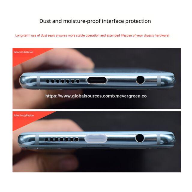 Universelle Staubschutzstecker für USB C, Weiche Silikon-Ladeanschluss-Stecker für Smartphones, Computer, Notebooks