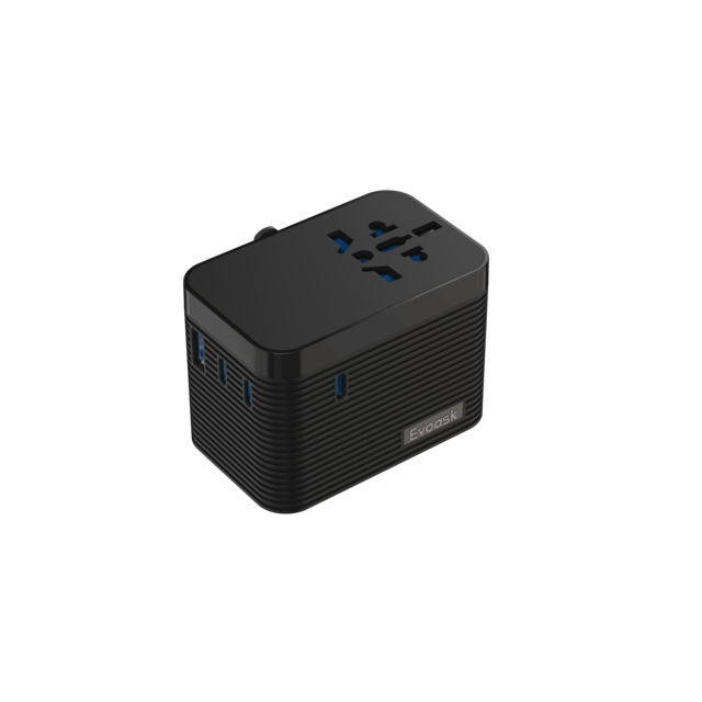 Adaptador de Viagem Universal Tudo-em-Um com Carregamento Rápido PD de 35W para Telefones, Tablets e Laptops