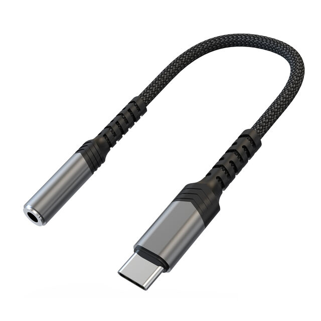 Adaptador de Fone de Ouvido USB C para 3.5mm OEM ODM, Adaptador de Áudio Tipo C para 3.5mm
