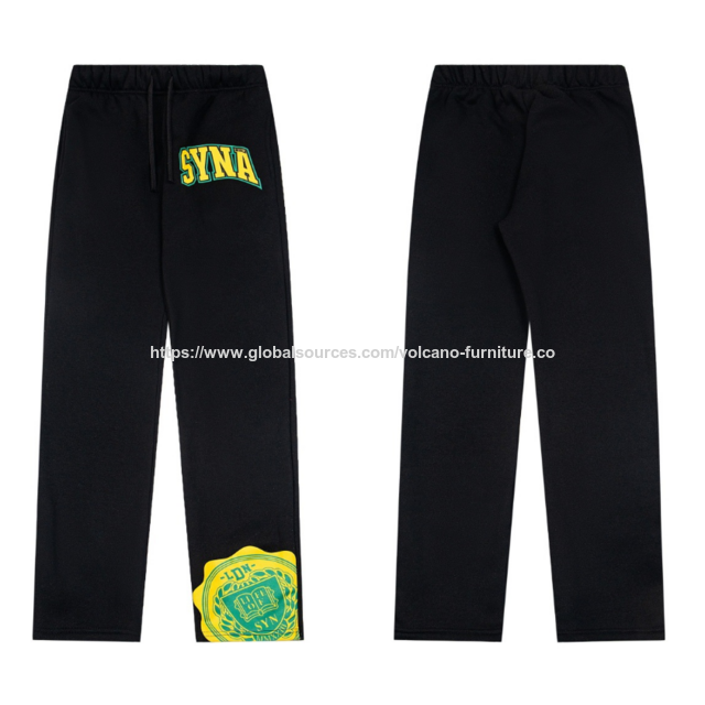 Pantalons de sport tendance en polaire matelassée style hip-hop américain Synaworld Drill en gros