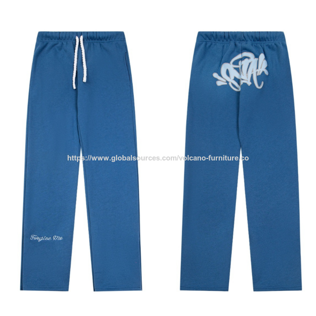 Pantalons de sport tendance en polaire matelassée style hip-hop américain Synaworld Drill en gros