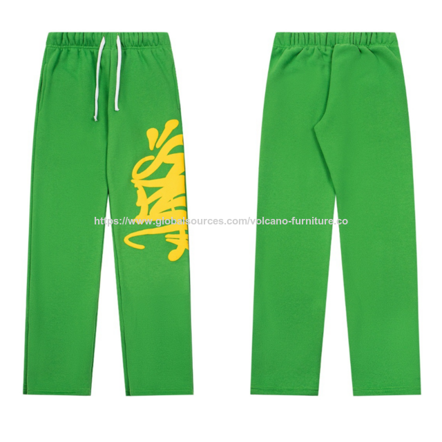 Pantalons de sport tendance en polaire matelassée style hip-hop américain Synaworld Drill en gros