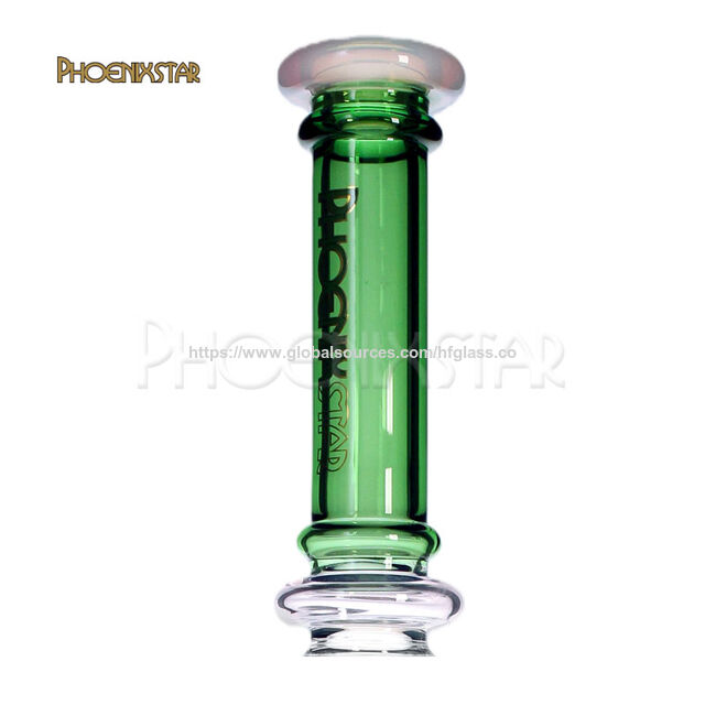 Vente en gros Phoenix Star 11,5 pouces pipe à crack 10 bras percolateur base ronde pipe à eau en verre pour fumer couleurs mixtes avec bol de 14 mm