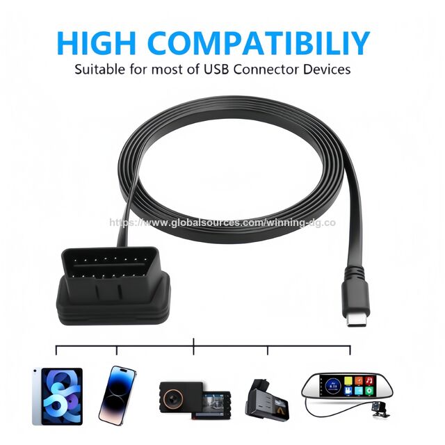 Multifunktions-OBD2-Kabel Typ-C & 16Pin Dual-Modus 2-in-1 Laden & Diagnose