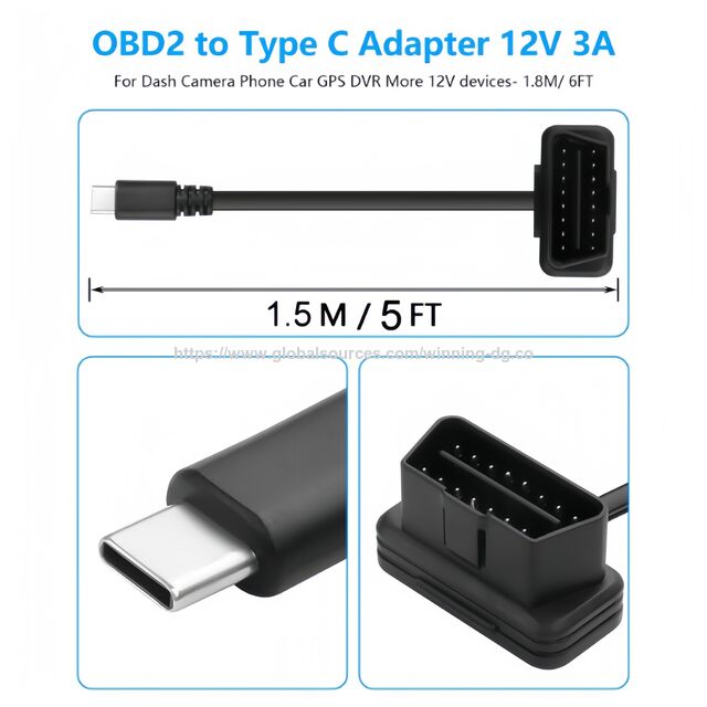 Multifunktions-OBD2-Kabel Typ-C & 16Pin Dual-Modus 2-in-1 Laden & Diagnose