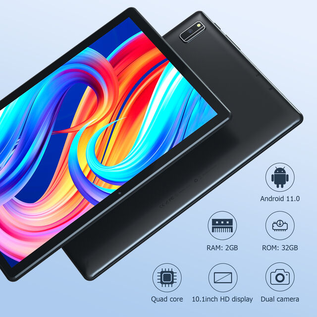 Tablette PC Android OEM 10,1 pouces 2+32 Go Quad-Core 6000 mAh WIFI IPS 1280*800 - Fabricant d'origine de tablettes Android pour entreprises