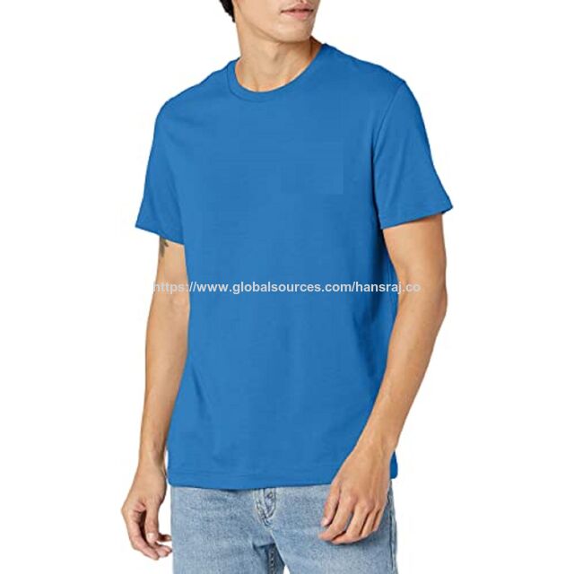 Camiseta de algodón para hombre con logotipo y color personalizables - Venta al por mayor