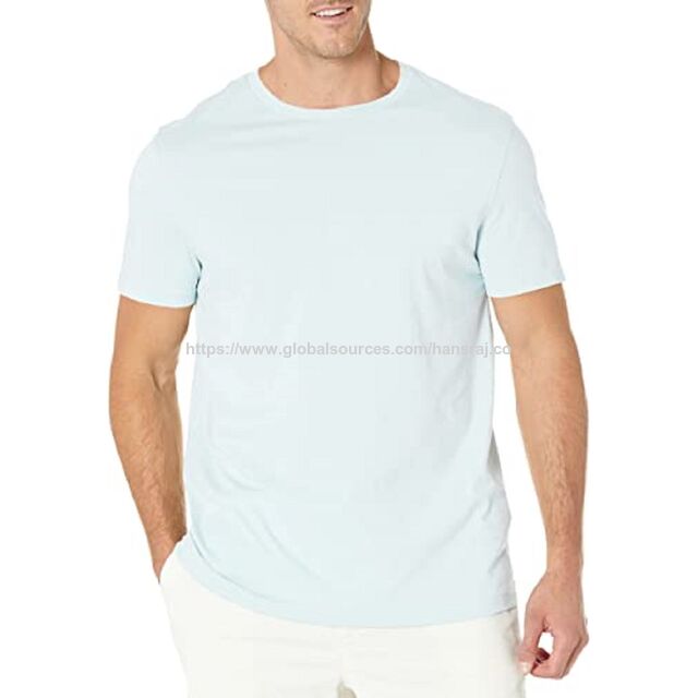 Camiseta de algodón para hombre con logotipo y color personalizables - Venta al por mayor