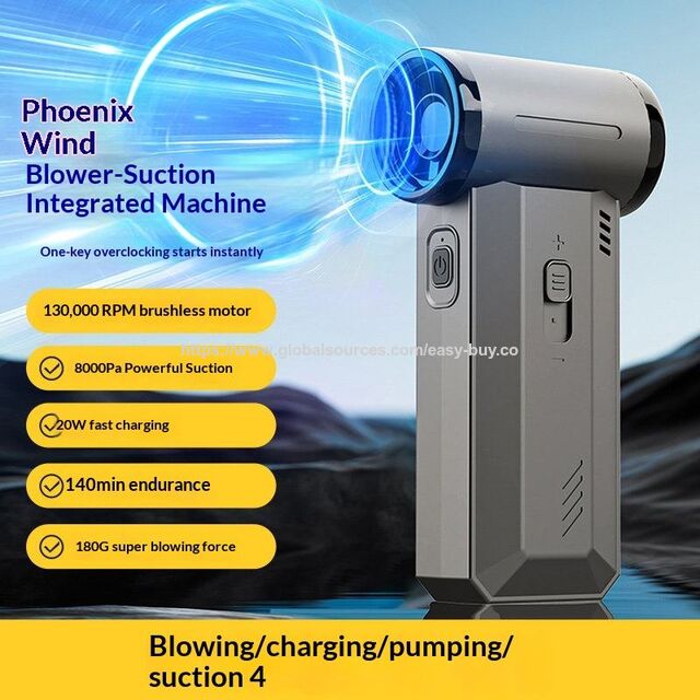 Snow blowers Powerful Cordless Lithium Battery Car Dust & Snow Blower with Integrated Blowing Suction Device
