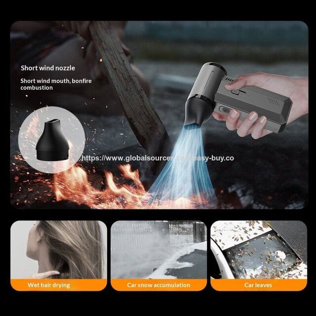Snow blowers Powerful Cordless Lithium Battery Car Dust & Snow Blower with Integrated Blowing Suction Device
