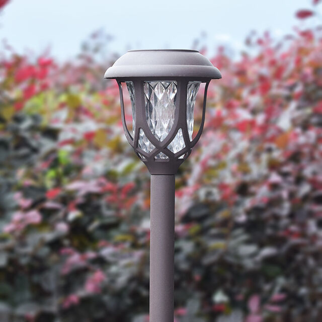 Solar-Gartenleuchten für den Außenbereich, LED-Dekorationsleuchten für Rasen, wasserdichte Bodenleuchten im Café-Stil