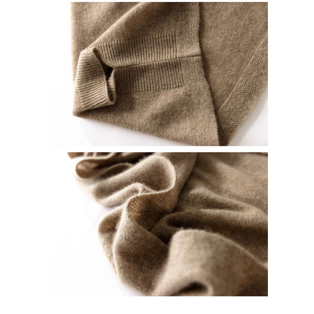 Weicher Damen Capelet Poncho Pullover aus reiner Kaschmirwolle
