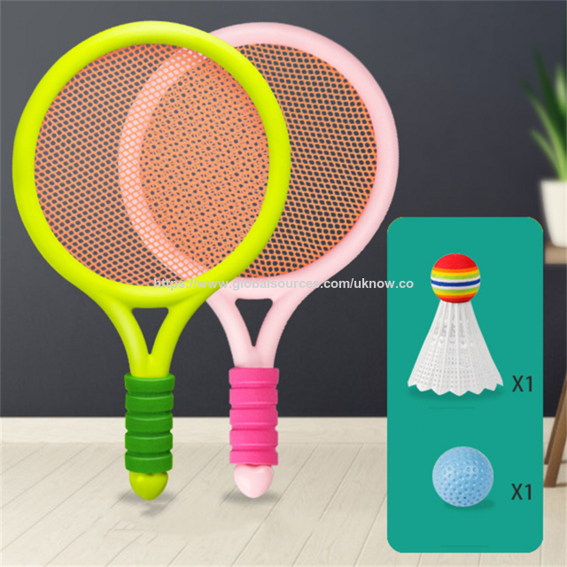Raquetas de tenis, juego de raquetas de bádminton para niños, interacción entre padres e hijos, deportes para niños y niñas de 3 a 4 años