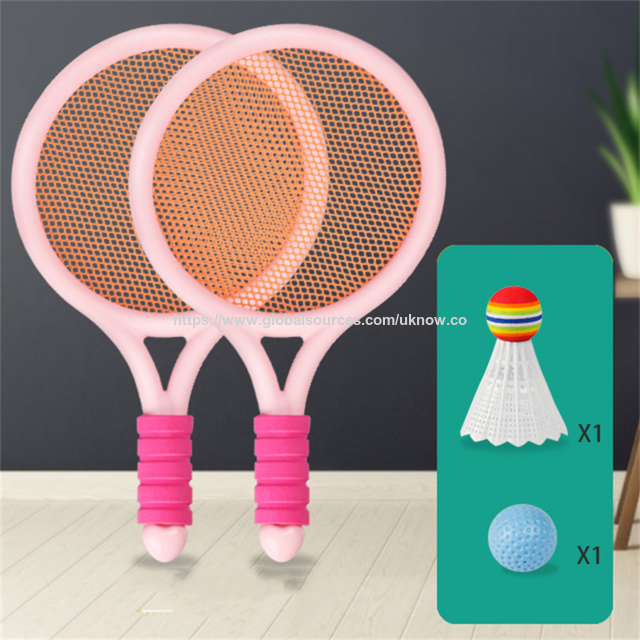 Raquetas de tenis, juego de raquetas de bádminton para niños, interacción entre padres e hijos, deportes para niños y niñas de 3 a 4 años