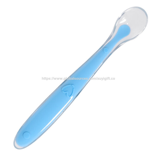 Cucharas de Silicona Suave para Alimentación de Bebés al por Mayor - Cuchara de Silicona para Suplemento Alimenticio de Recién Nacidos