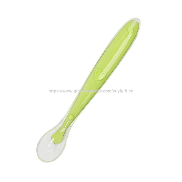Cucharas de Silicona Suave para Alimentación de Bebés al por Mayor - Cuchara de Silicona para Suplemento Alimenticio de Recién Nacidos