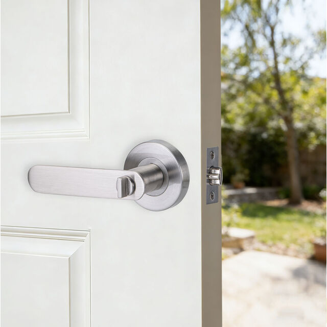 Serrure de porte d'intimité Maxal à installation rapide, vente en gros pour salle de bain et salon à usage intérieur
