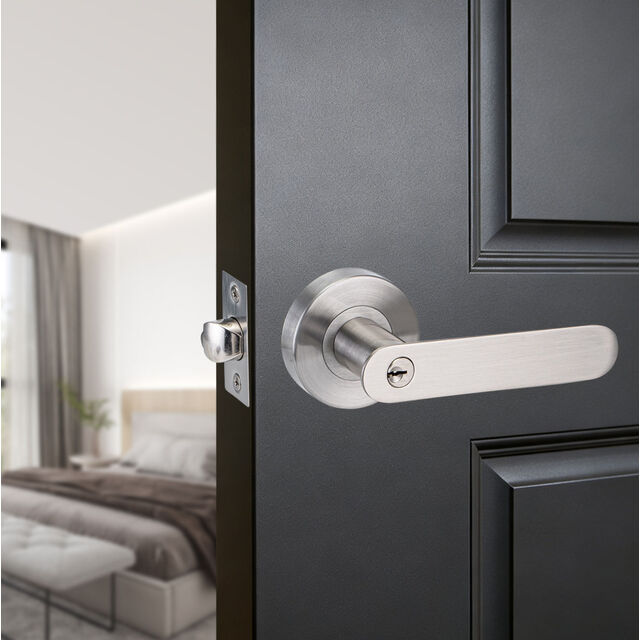 Serrure de porte d'intimité Maxal à installation rapide, vente en gros pour salle de bain et salon à usage intérieur