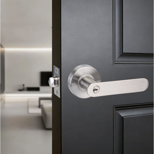Serrure de porte d'intimité Maxal à installation rapide, vente en gros pour salle de bain et salon à usage intérieur