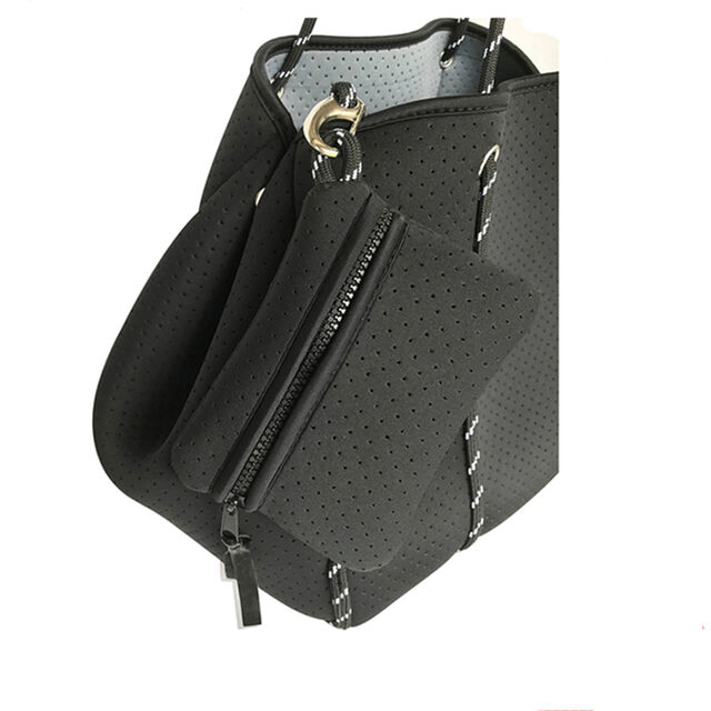 Individuell angepasste Neopren Strandtasche, große Einkaufstasche mit herausnehmbarer kleiner Tasche