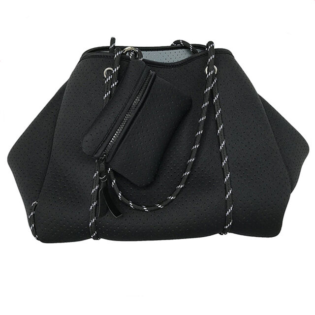 Individuell angepasste Neopren Strandtasche, große Einkaufstasche mit herausnehmbarer kleiner Tasche