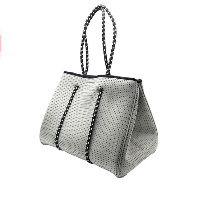 Individuell angepasste Neopren Strandtasche, große Einkaufstasche mit herausnehmbarer kleiner Tasche