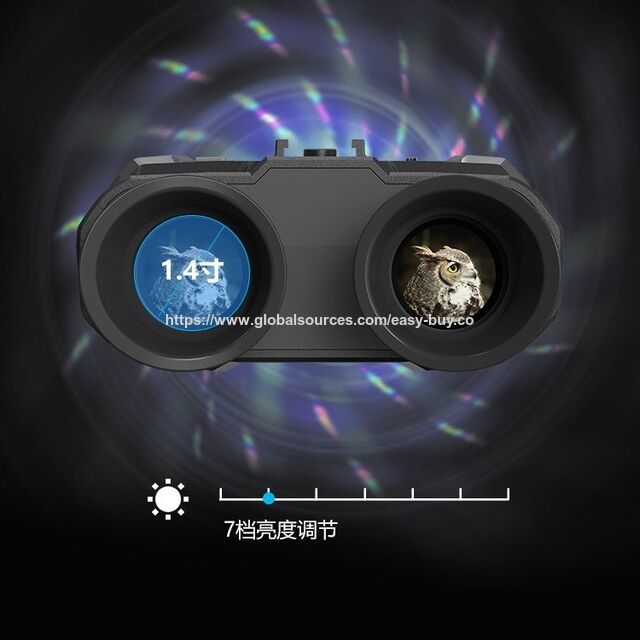 Nouveaux viseurs 3D 4K double écran, vision nocturne infrarouge haute définition extérieure, télescope de vision nocturne