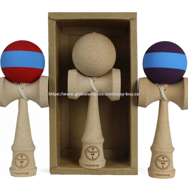 Kendama Japonais Kenyu pour Adultes et Enfants - Balle de Compétition, Jouet Lune pour la Fête des Enfants, Balle Antidérapante pour Débutants avec Compétences